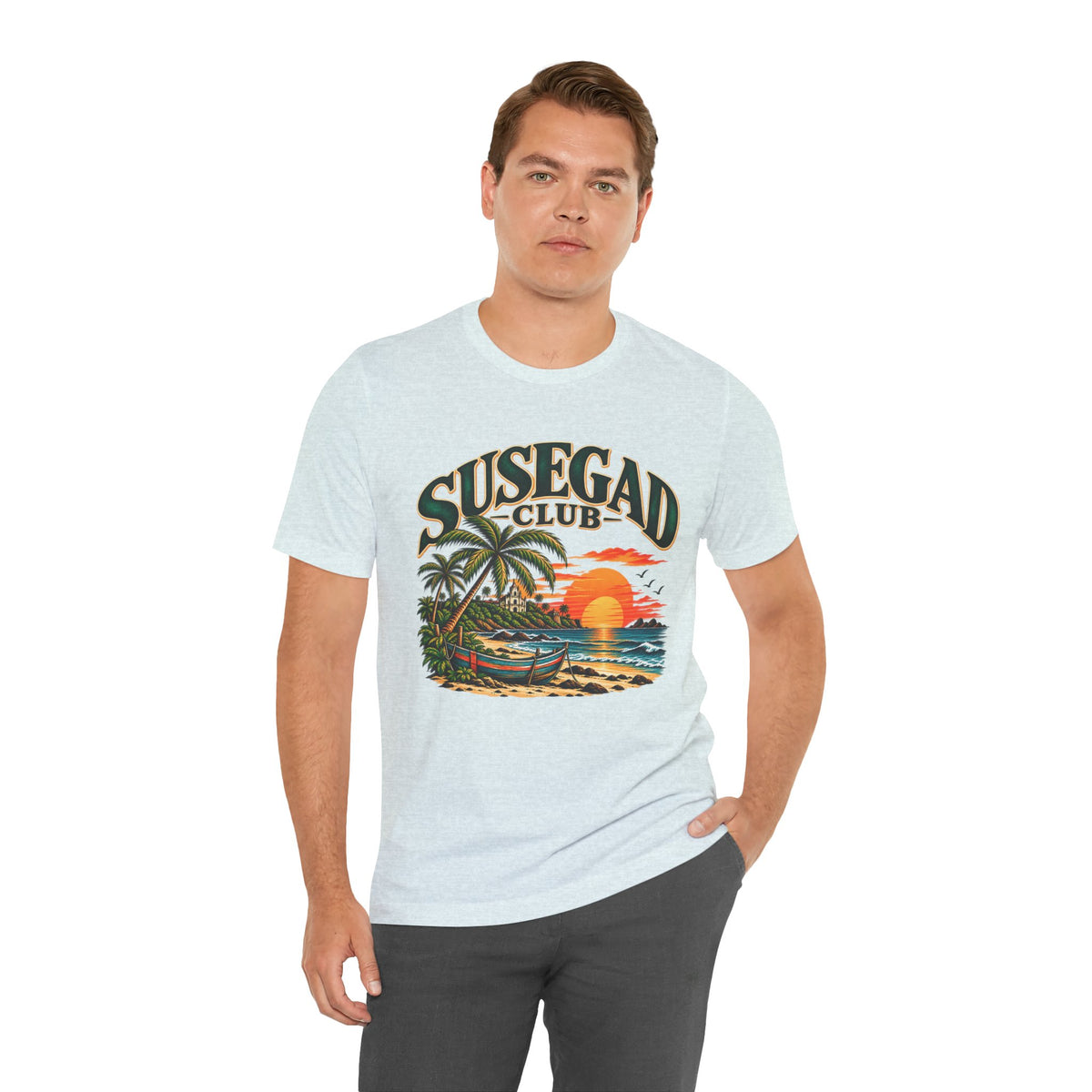 Susegad Club Sunset Beach Jersey T-Shirt
