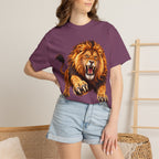 Roaring Lion Graphic T-Shirt — Bold Vintage Animal Tee