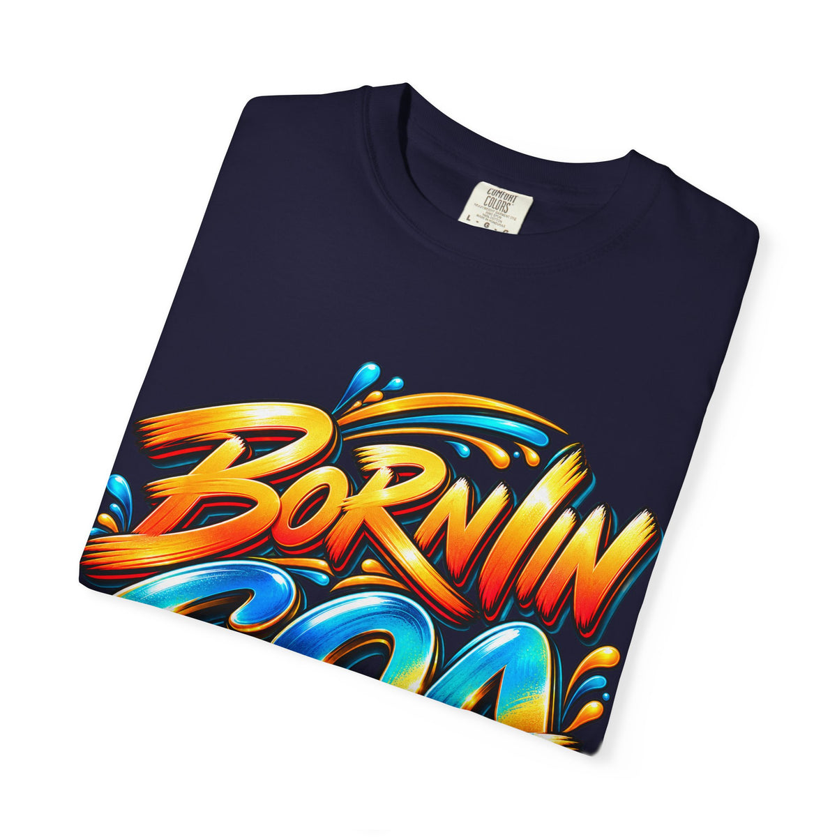 Born in Goa Graphic Tee | Garment-Dyed Cotton T-Shirt