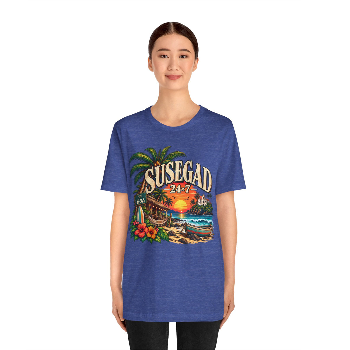Susegad 24x7 Goa Sunset Jersey T-Shirt