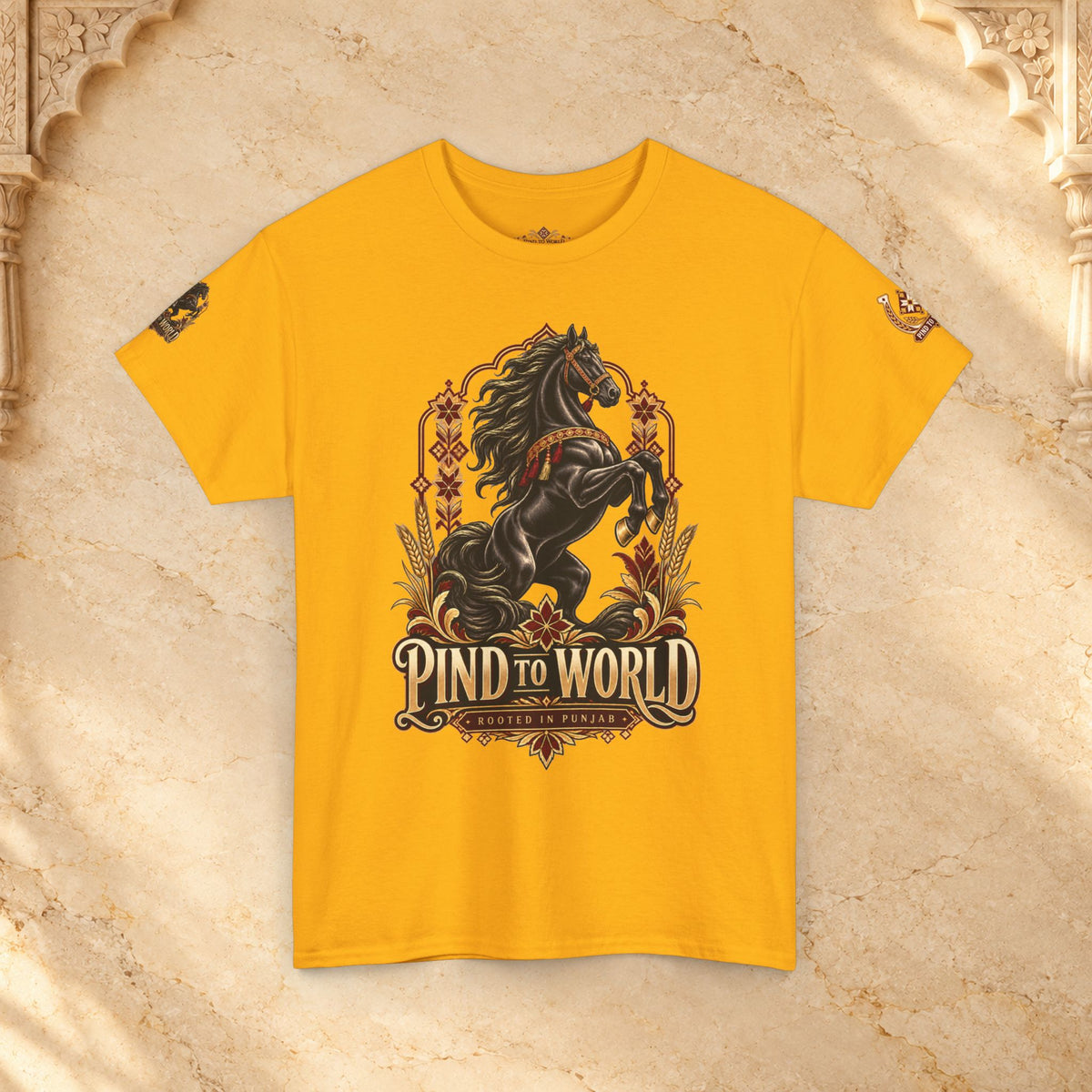 PIND TO WORLD Horse Graphic T-Shirt