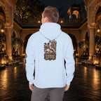 NIDAR Tiger and Bear Graphic Hoodie