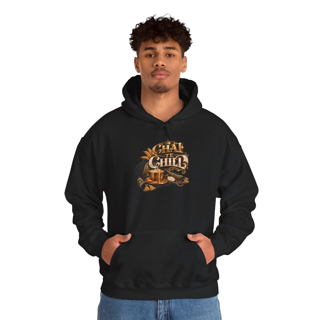 The Chill Coffee Graphic Hoodie | Autumn Leaves Pullover