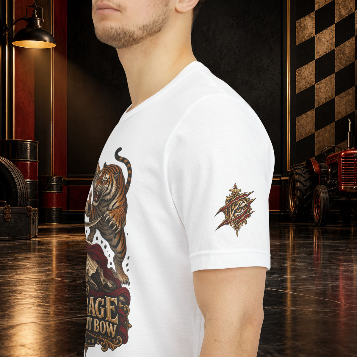Nidar Viking Tiger Graphic T-Shirt