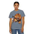 Roaring Lion Graphic T-Shirt — Bold Vintage Animal Tee