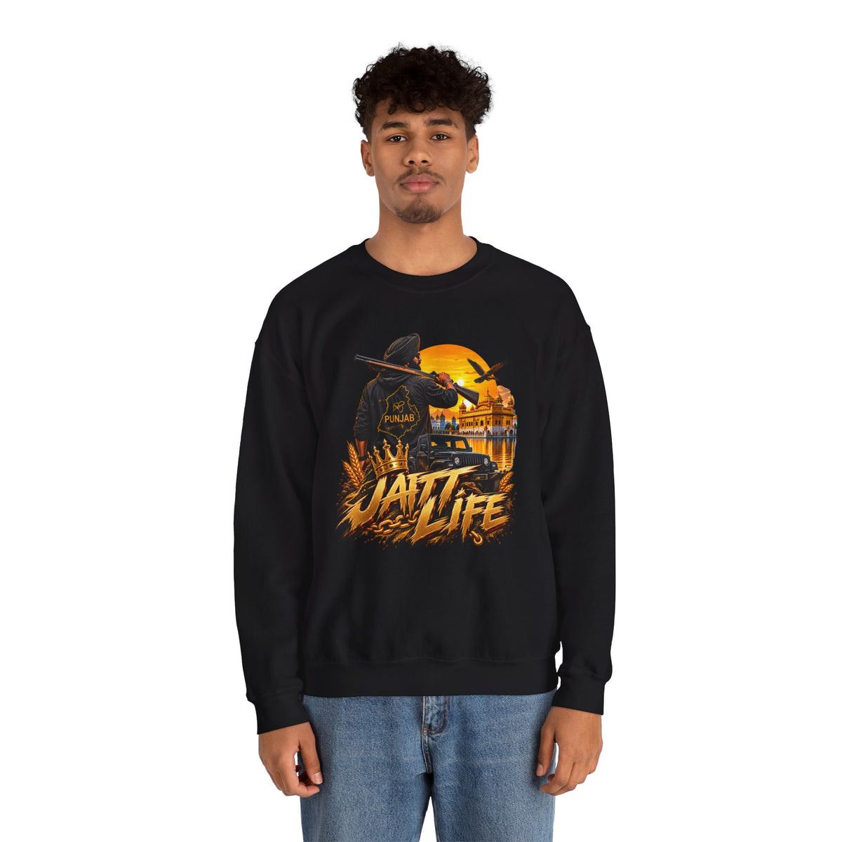 Jail Life Crewneck Sweatshirt – Retro Prison Escape Graphic Pullover