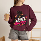 Jatti Energy Punjabi Graphic Crewneck Sweatshirt