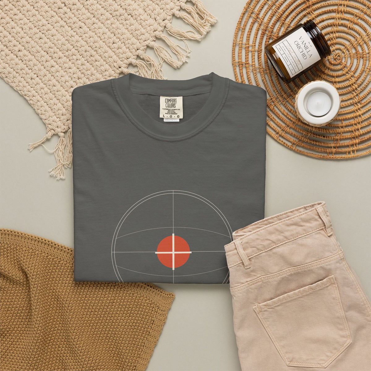 PIND. Punjabi Heritage Graphic T-Shirt | Garment-Dyed Tee