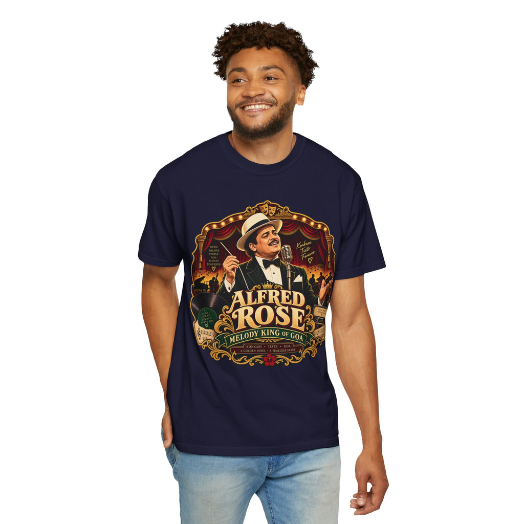 Alfred Rose Vintage Goan Music Graphic T-Shirt
