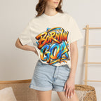 Born in Goa Graphic Tee | Garment-Dyed Cotton T-Shirt