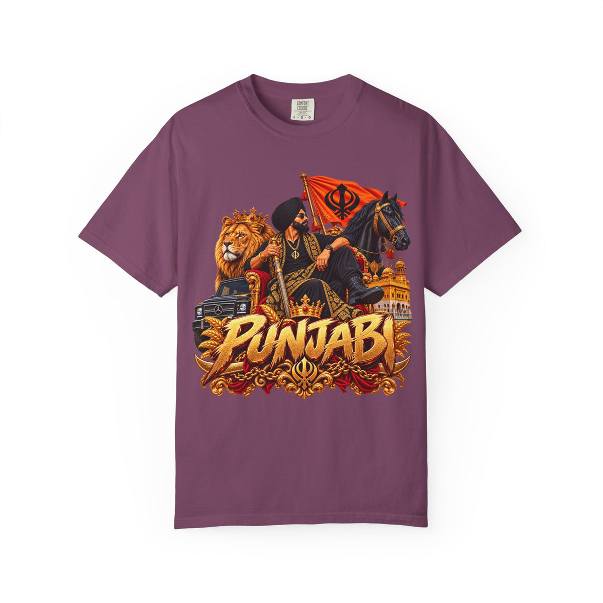 Punjabi Pride T-Shirt — Bold Nihang Warrior Design