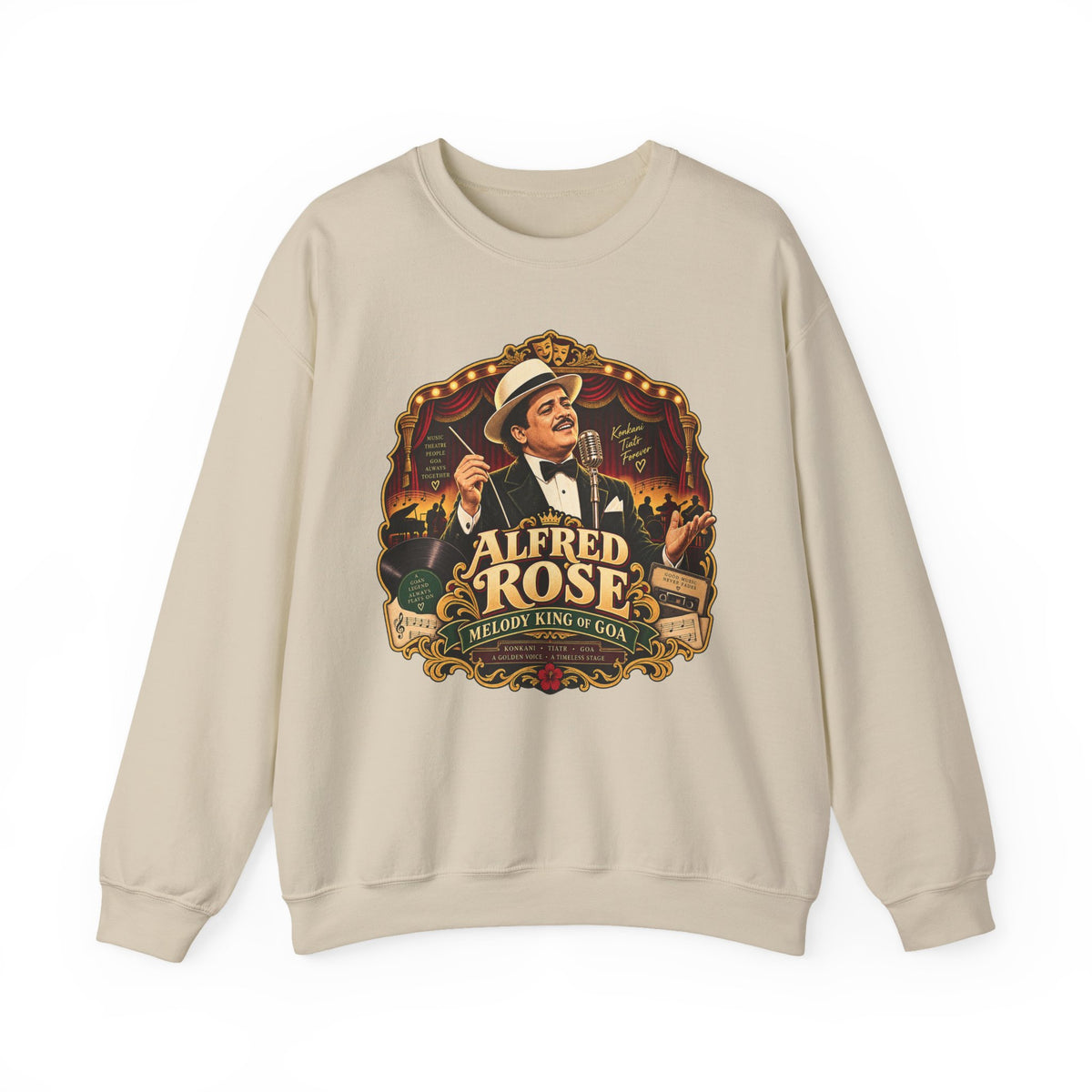 Additional view of Alfred Rose Vintage Jazz Crewneck Sweatshirt (3)