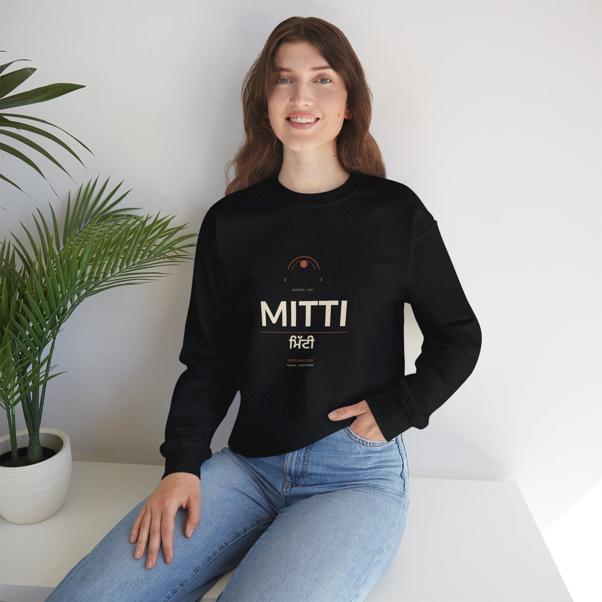 Mitti Minimalist Logo Crewneck Sweatshirt