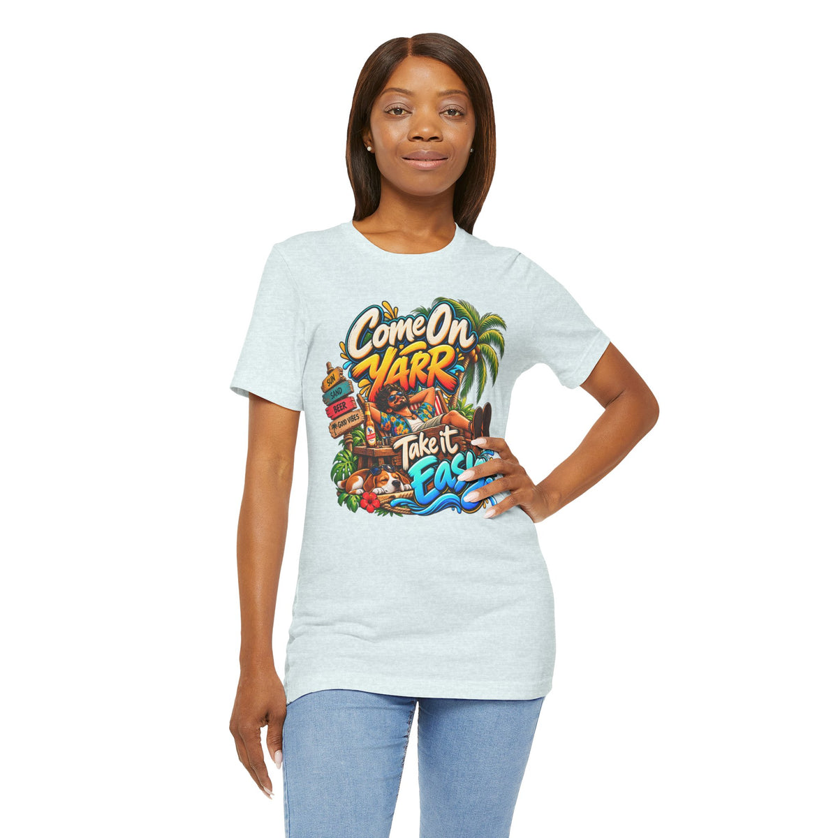 COME ON YARR / TAKE IT EASY Jersey T-Shirt