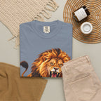 Roaring Lion Graphic T-Shirt — Bold Vintage Animal Tee