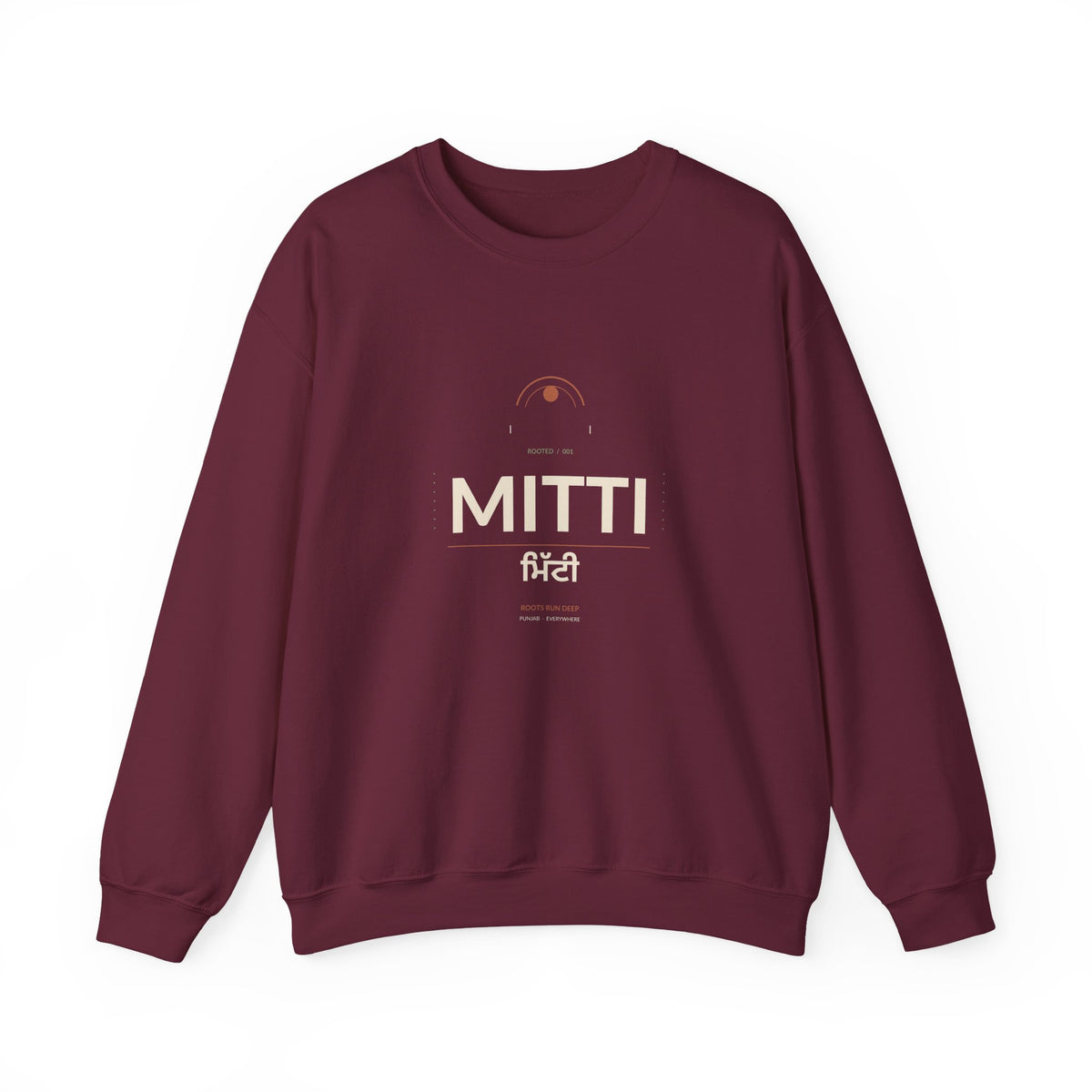 Additional view of Mitti Minimalist Logo Crewneck Sweatshirt (3)