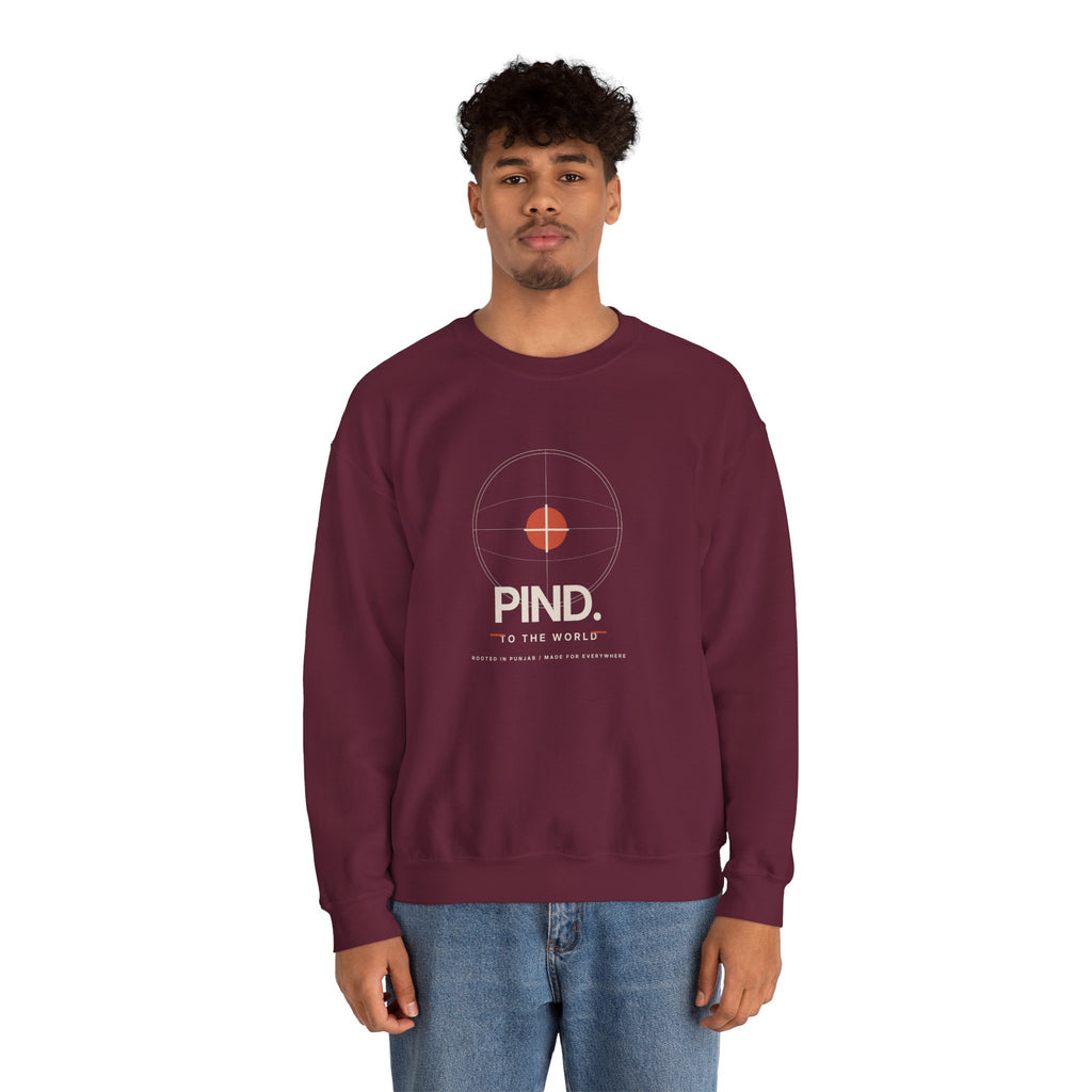 Minimalist 'PIND' Logo Crewneck Sweatshirt