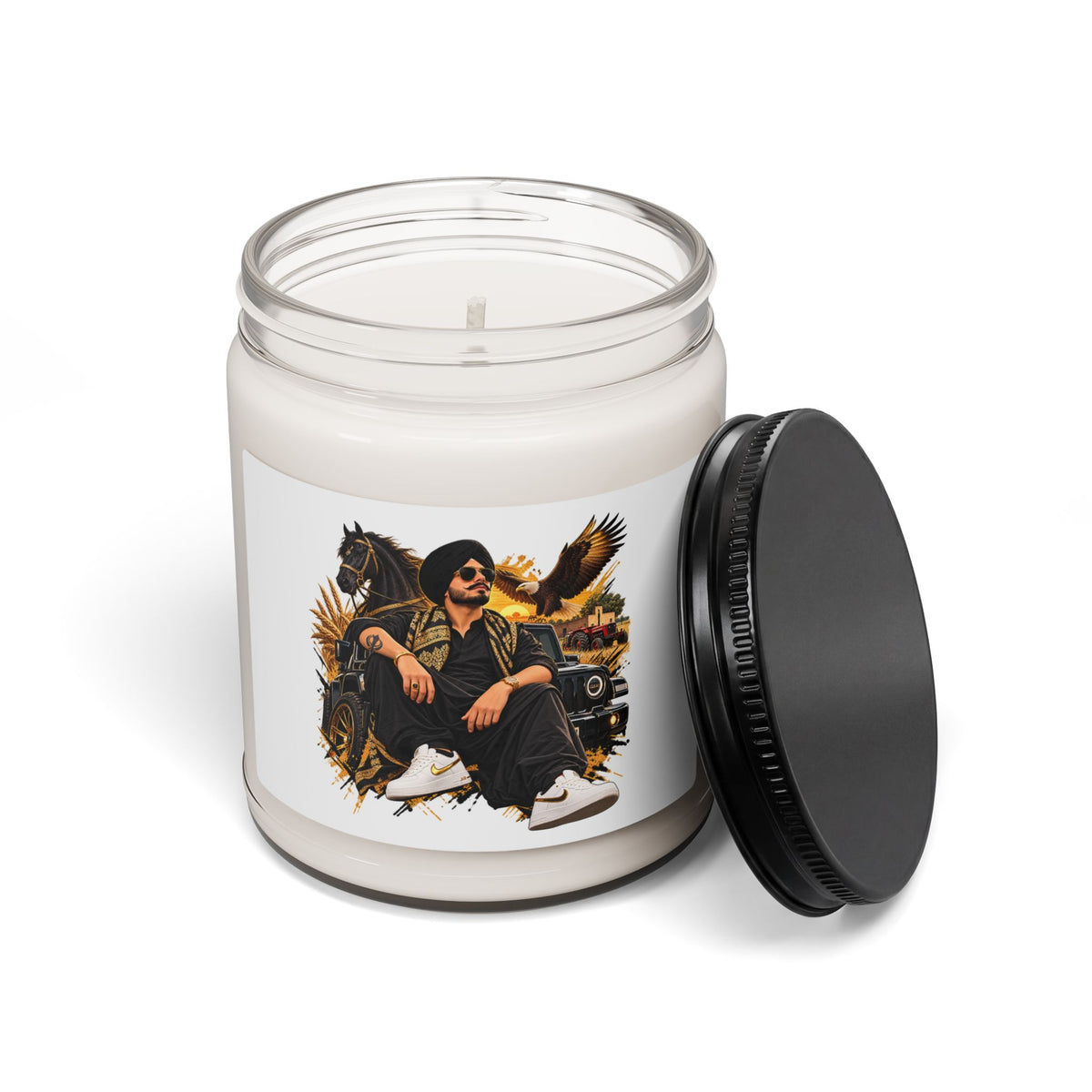 Urban Luxe Scented Soy Candle — 9oz (Gold Throne Design)
