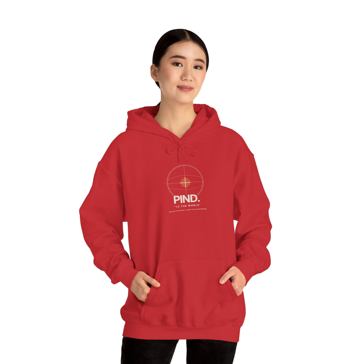 PIND. Minimalist Basketball Graphic Hoodie