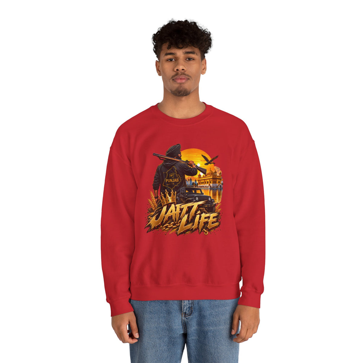 Jail Life Crewneck Sweatshirt – Retro Prison Escape Graphic Pullover