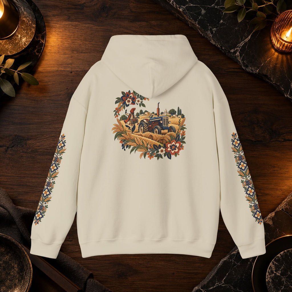 Bohemian Folk Art Drum Hoodie