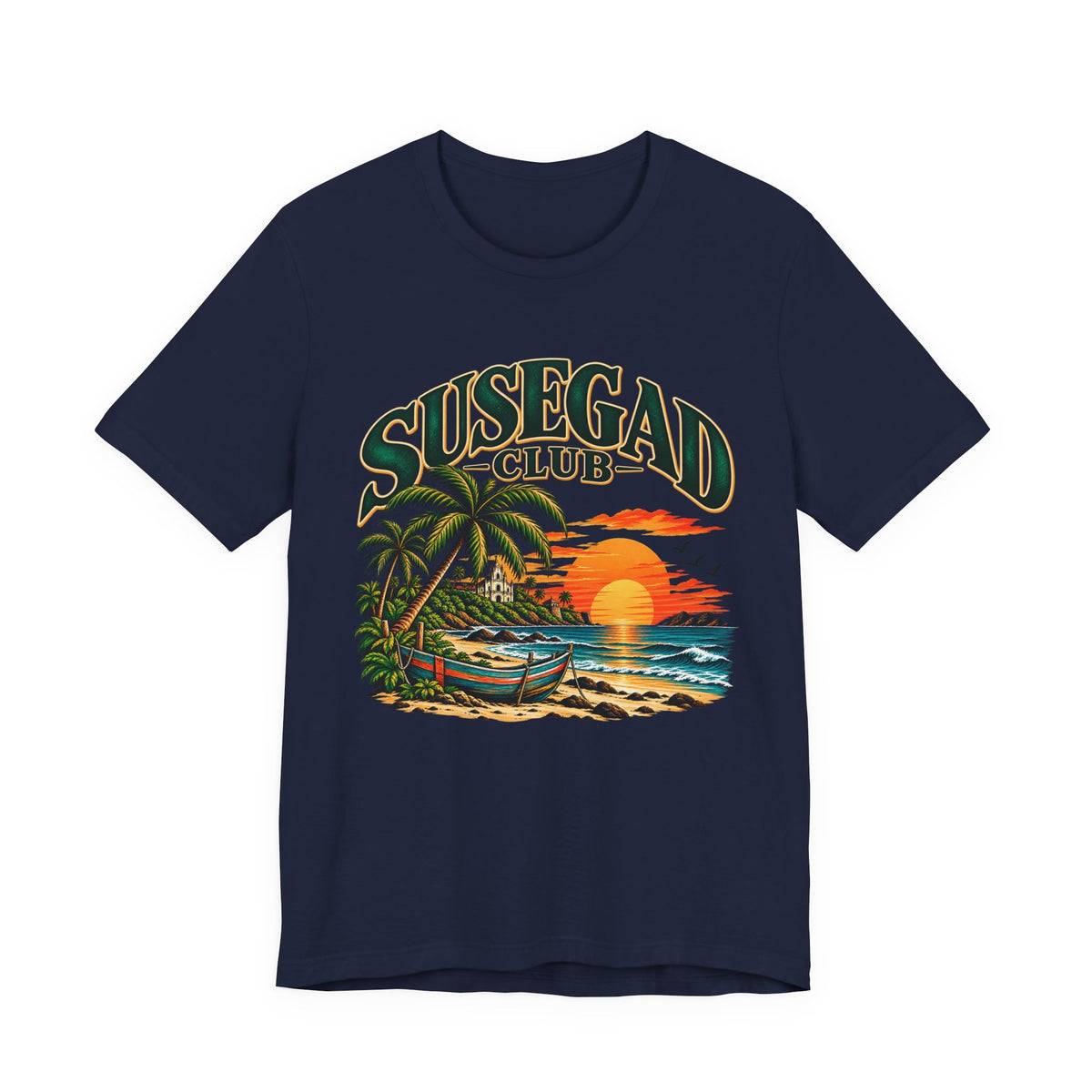 Susegad Club Sunset Beach Jersey T-Shirt — product image 6