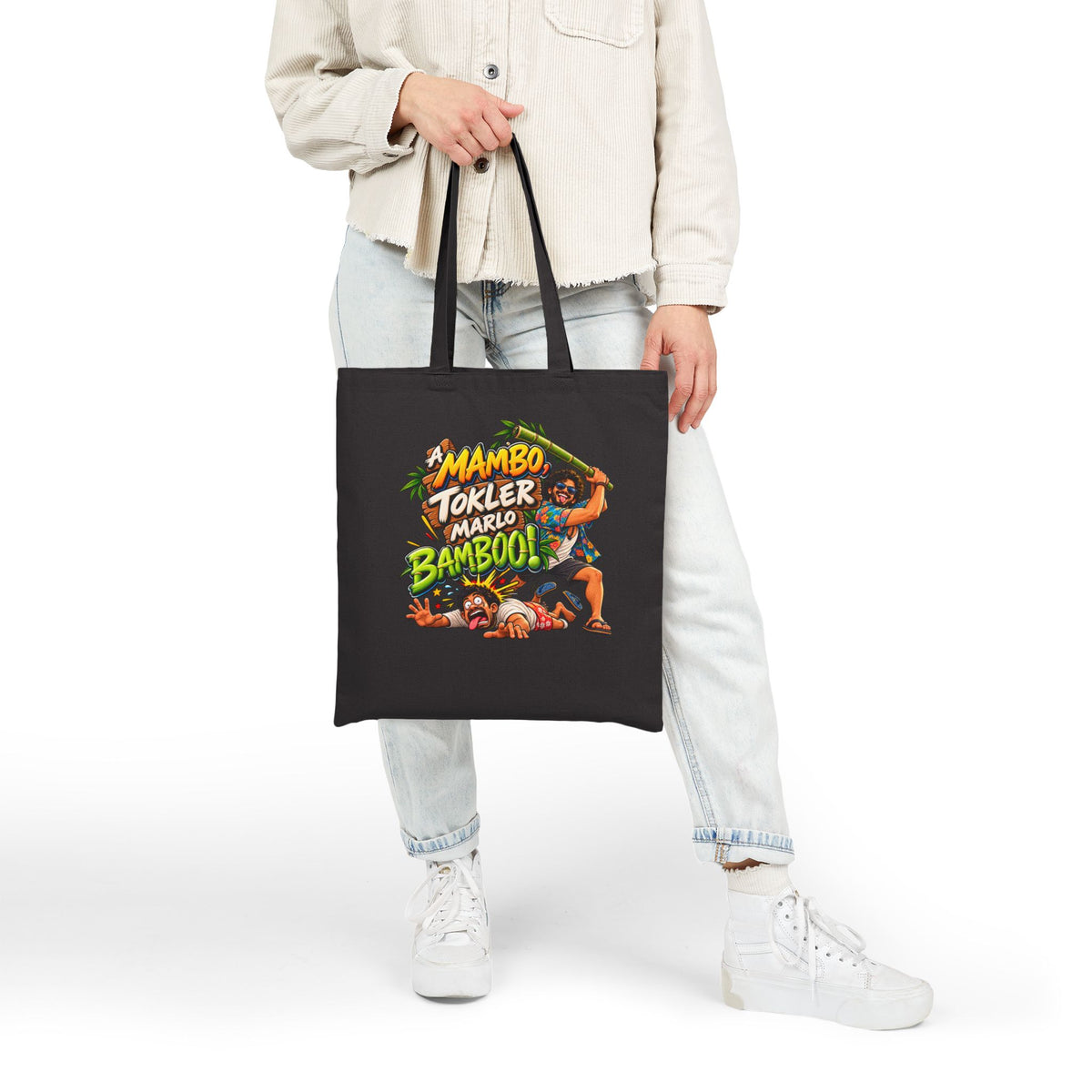 A Mambo, Tokler Marlo Bamboo! Goan Heritage Canvas Tote Bag