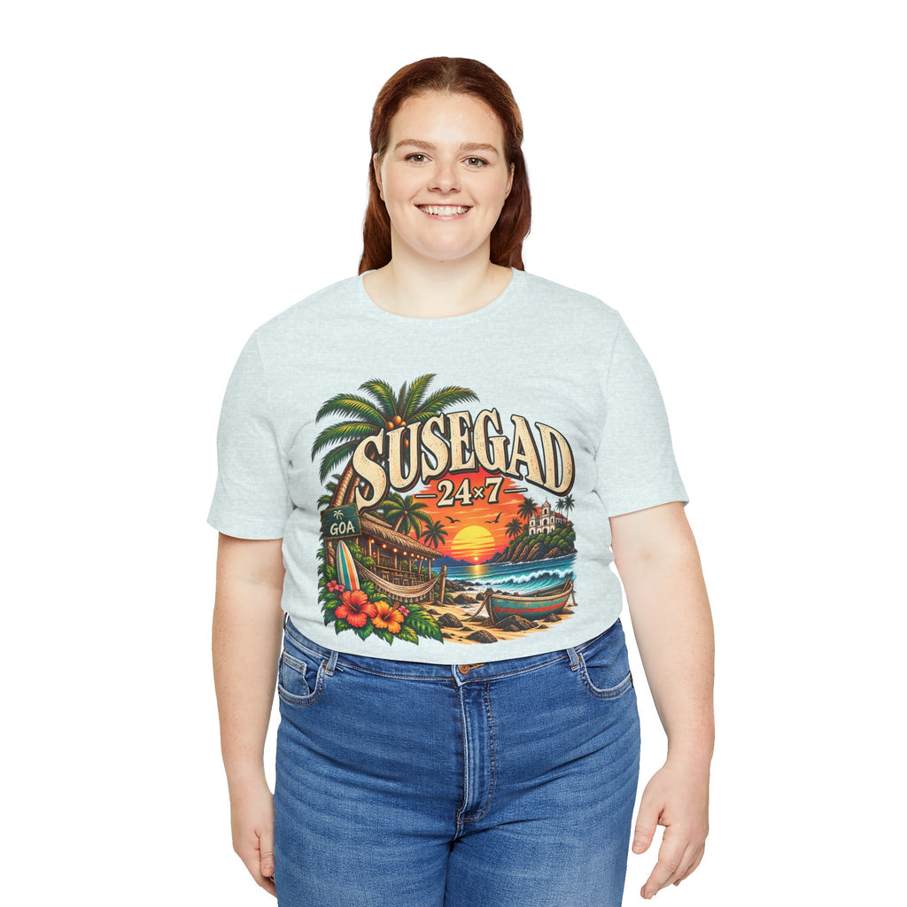 Susegad 24x7 Goa Sunset Jersey T-Shirt