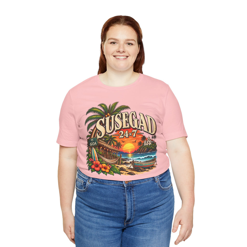 Susegad 24x7 Goa Sunset Jersey T-Shirt