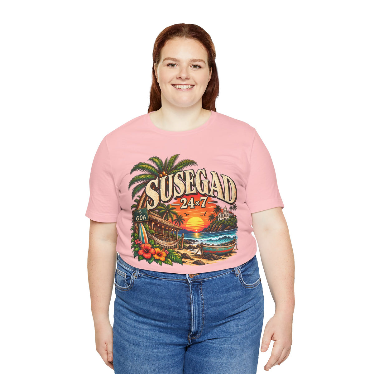 Susegad 24x7 Goa Sunset Jersey T-Shirt
