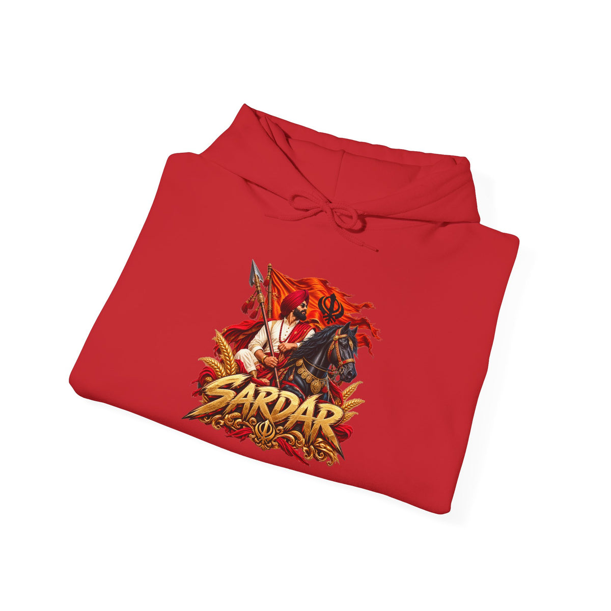 Sardar Retro Fighter Graphic Hoodie | Punjabi Heritage Pullover