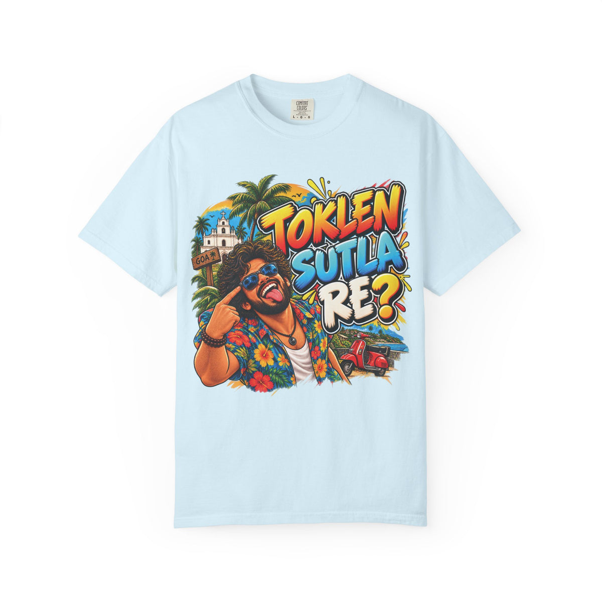 Toklen Sutla Re? | Goan Heritage Garment-Dyed T-Shirt