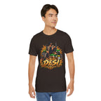 Desi Motorcycle Graphic Tee – Retro Biker India Pride T-Shirt
