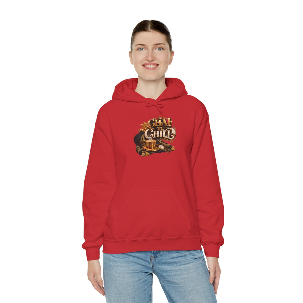 The Chill Coffee Graphic Hoodie | Autumn Leaves Pullover