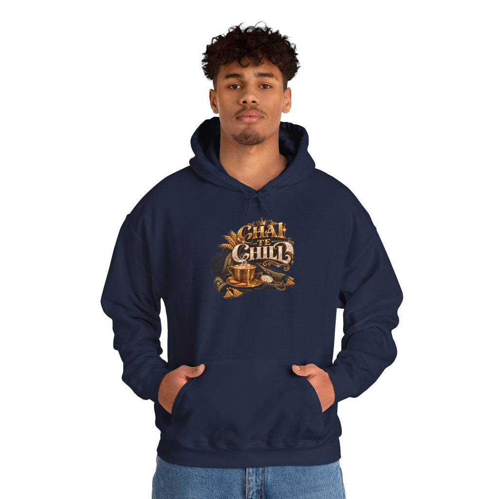 The Chill Coffee Graphic Hoodie | Autumn Leaves Pullover