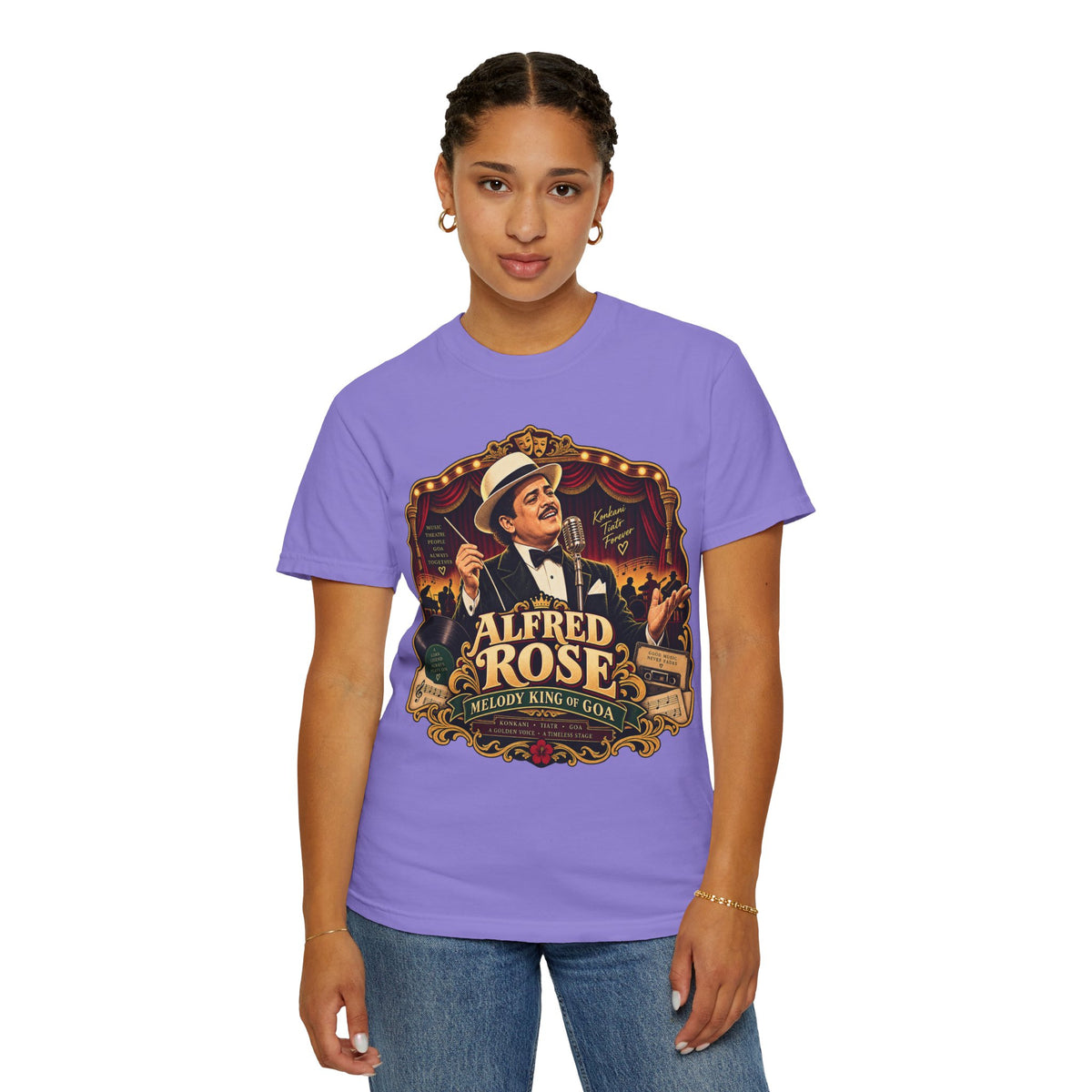 Alfred Rose Vintage Goan Music Graphic T-Shirt