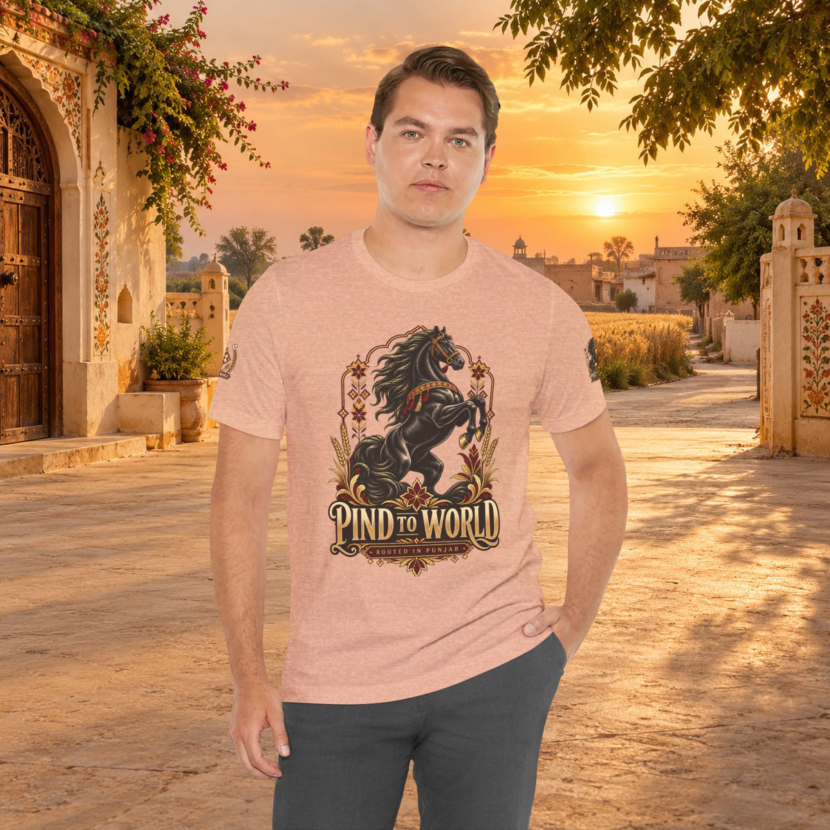Pind to World Horse Graphic Tee