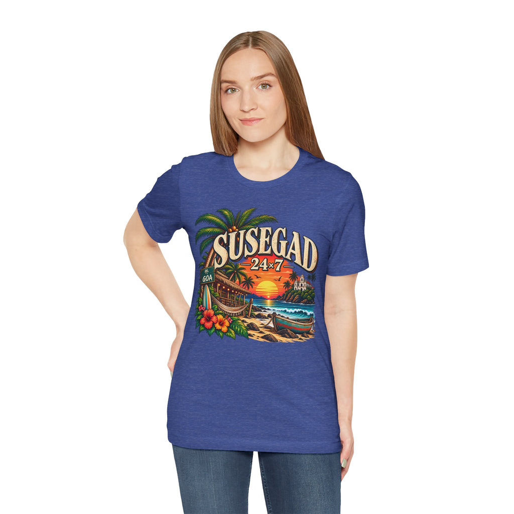 Susegad 24x7 Goa Sunset Jersey T-Shirt