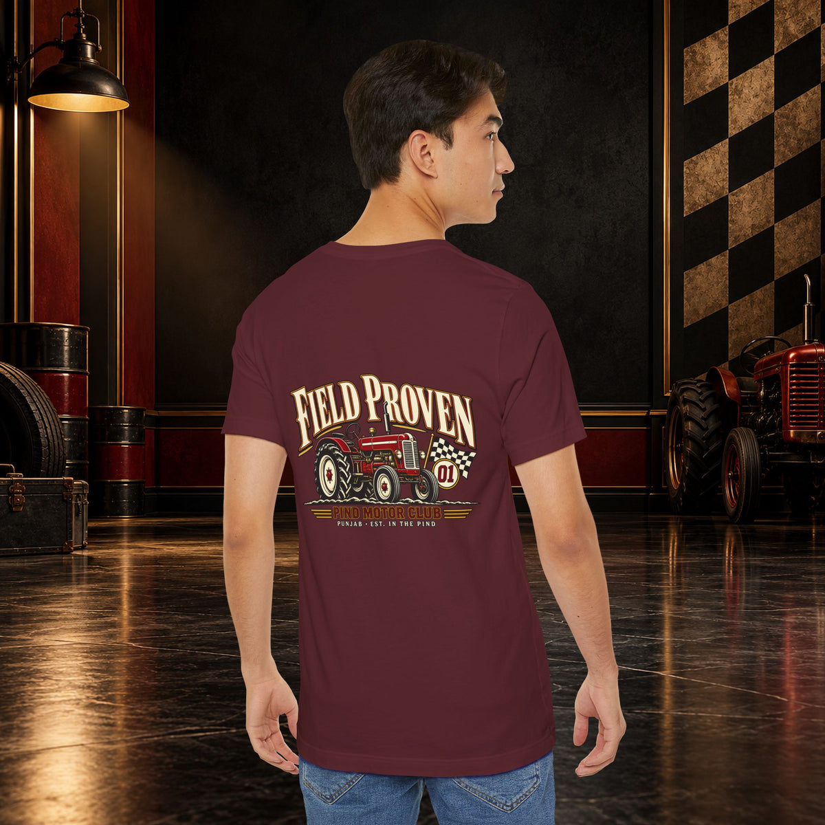 PIND Motor Club Vintage Car Graphic Tee