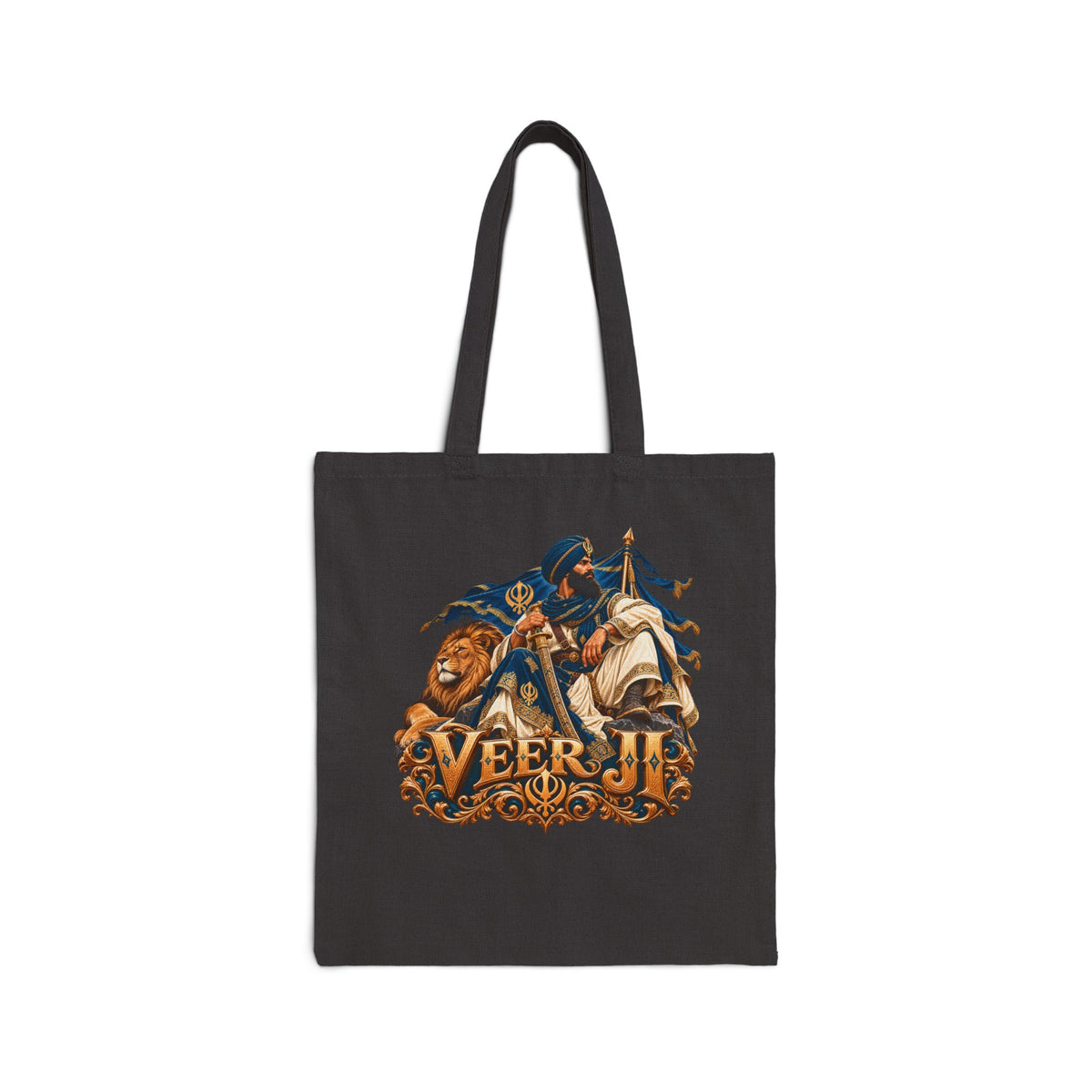 Additional view of SARDAR Punjabi Pride Cotton Canvas Tote Bag — Heritage Edition (3)