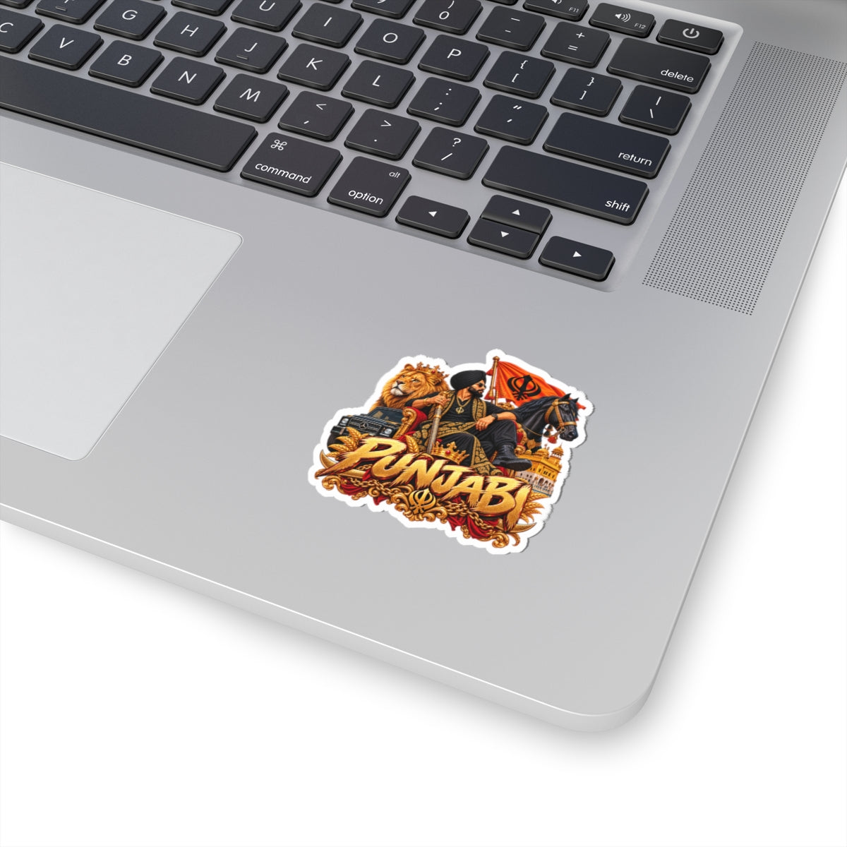 Punjab Sikh Warrior Kiss-Cut Sticker