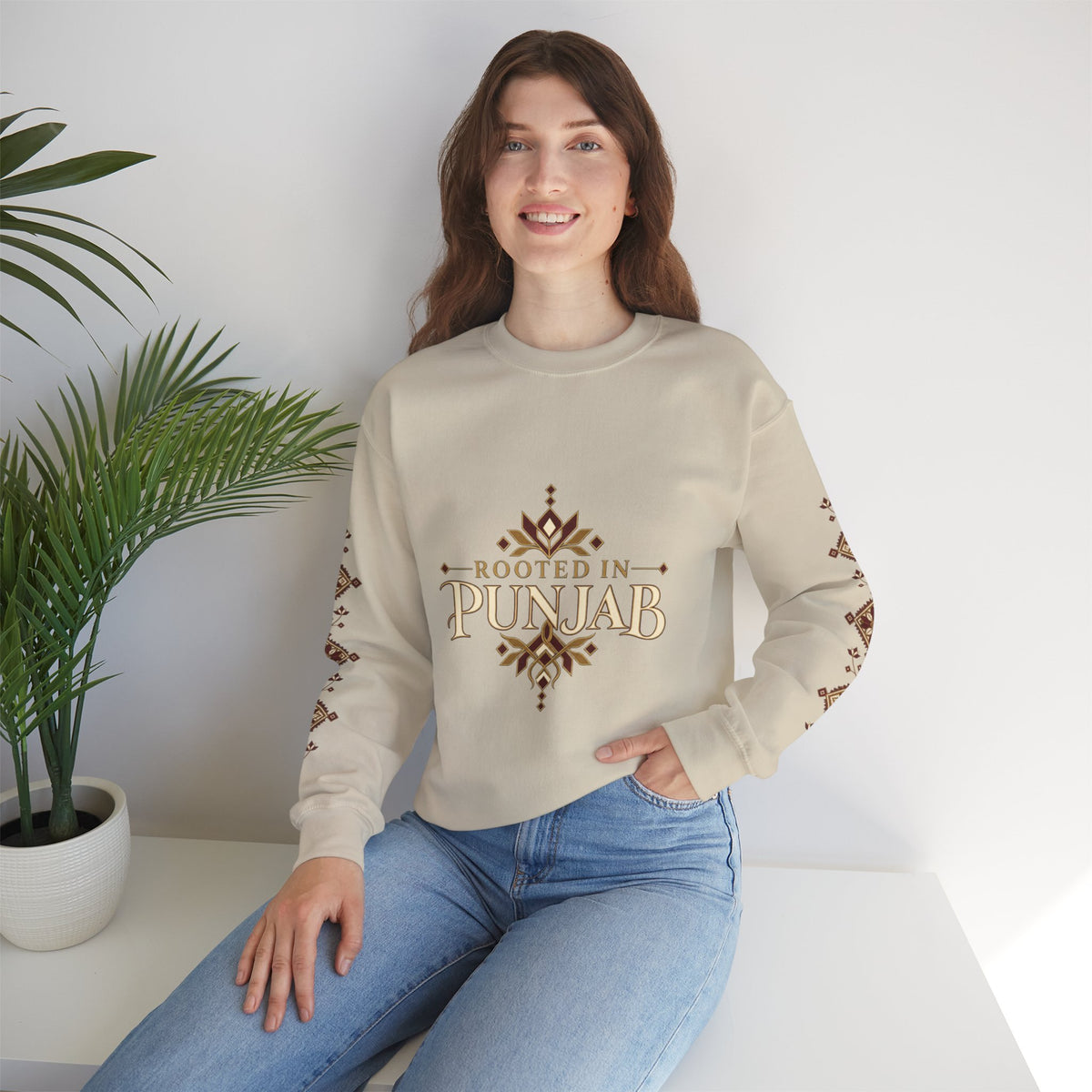 Rooted in Punjab Heritage Crewneck Sweatshirt
