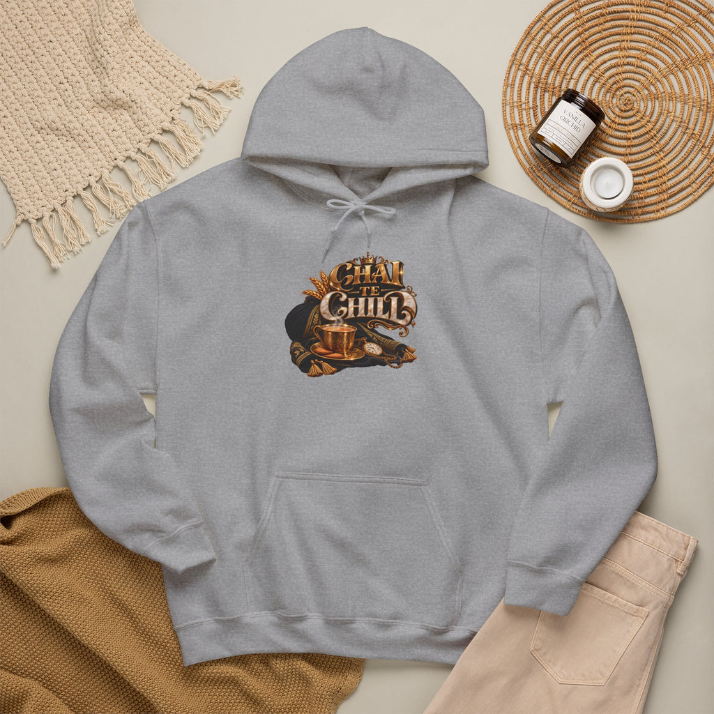 The Chill Coffee Graphic Hoodie | Autumn Leaves Pullover