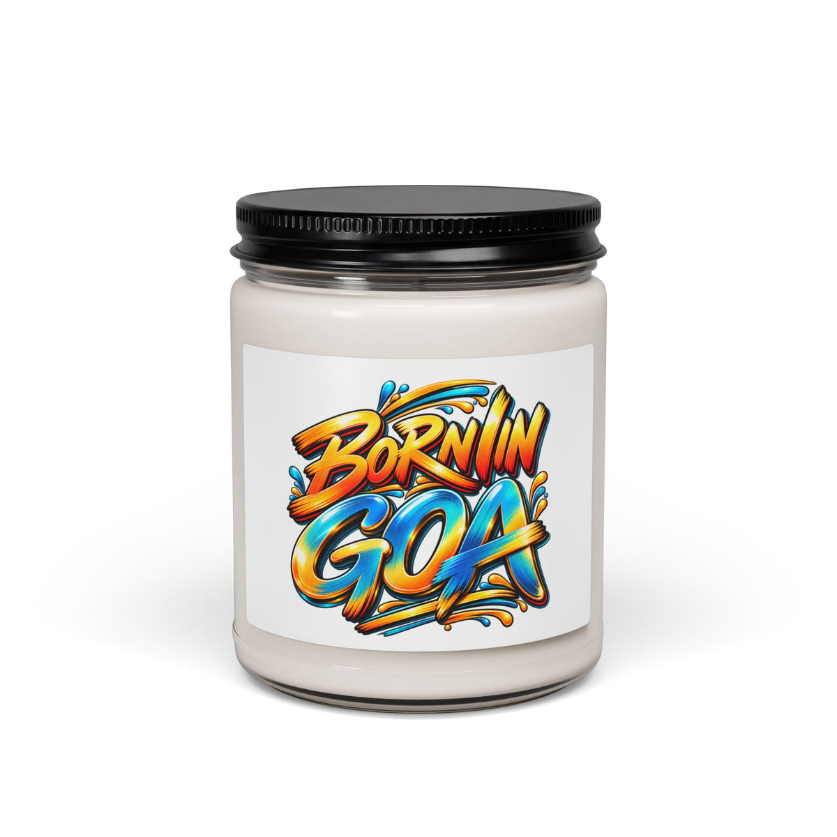 Born in Goa 9oz Soy Candle | Goan Heritage Graphic
