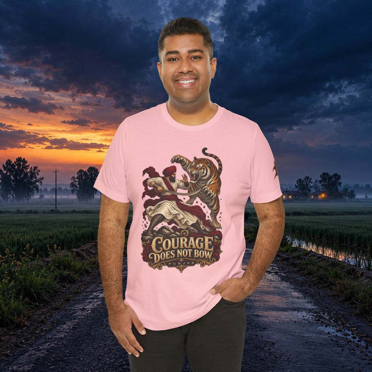 Nidar Viking Tiger Graphic T-Shirt