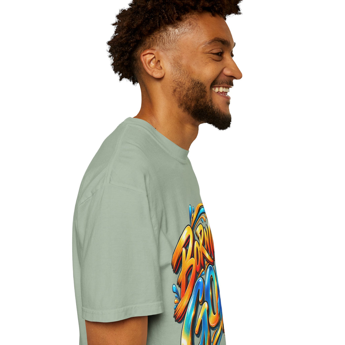 Born in Goa Graphic Tee | Garment-Dyed Cotton T-Shirt
