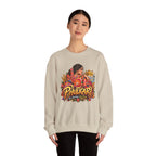 Phulkari-Inspired Floral Crewneck Sweatshirt | Punjabi Art