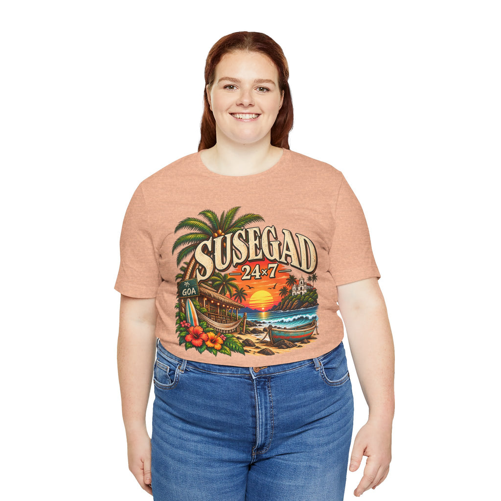 Susegad 24x7 Goa Sunset Jersey T-Shirt