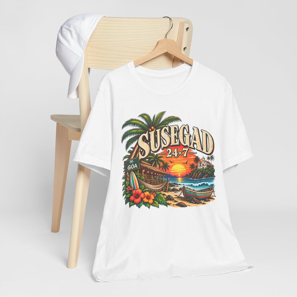 Susegad 24x7 Goa Sunset Jersey T-Shirt