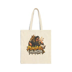 Additional view of Punjabi Munda Graphic Cotton Canvas Tote Bag (2)